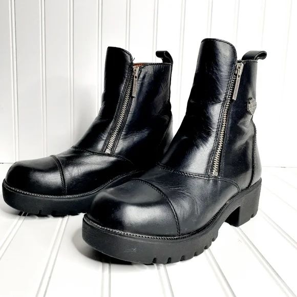 Harley Davidson Amherst Motorcycle Boots - Picture 4 of 17
